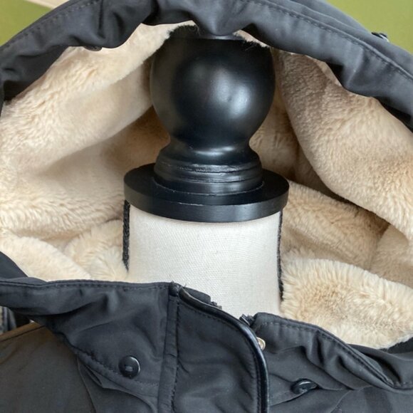 Teen's Storm Mountain Aria Parka Coat LARGE SIZE 14/16 TEEN Black - Picture 4 of 4